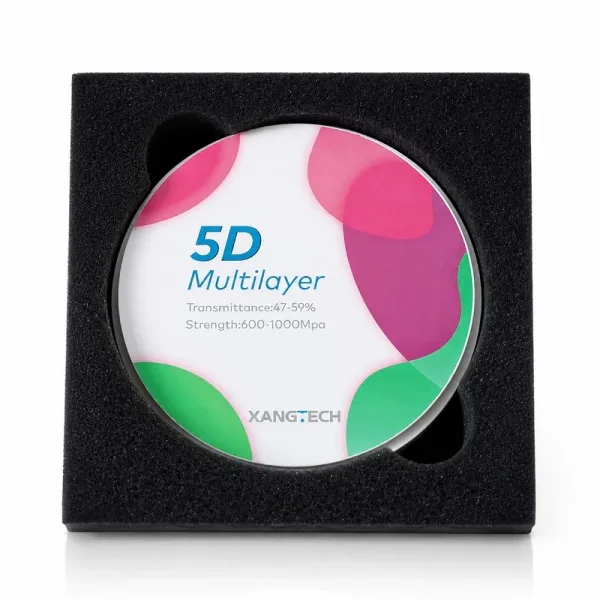 Disc zirconiu 5D multilayer Xangtech 98X 10 mm