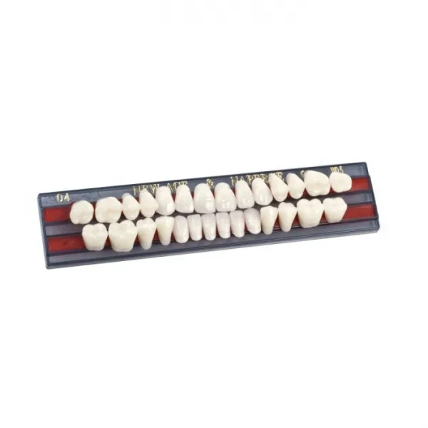 Garnitura totala dinti acrilat, New Ace Culoarea A1