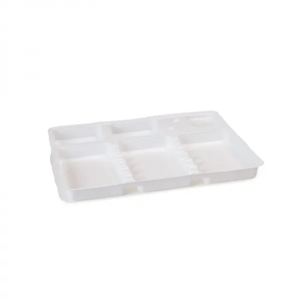 Tavite  plastic mari albe 100 bucati Dr.Mayer